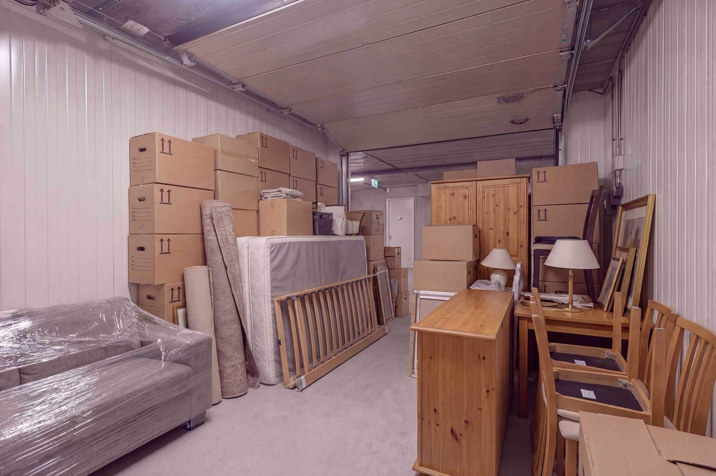 Opslag meubels en verhuisdozen garagebox Veenendaal